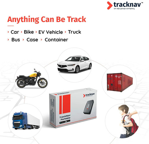 TrackNav Portable GPS Tracker, Wireless Tracking Device Live Tracking ...