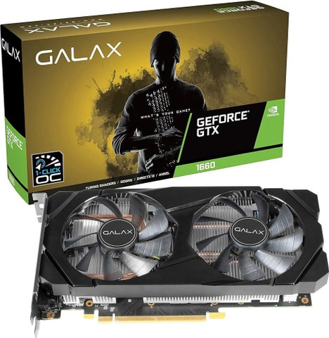 GALAX GTX1660 GDDR5 6 GB NVIDIA Chipset 192 bit 1800 MHz Graphics