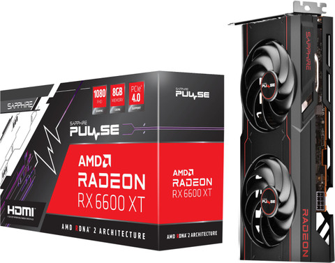 AMD Sapphire PULSE Radeon™ RX 6600 XT Graphic Card with 8 GB