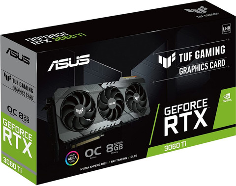 ASUS TUF Gaming GeForce RTX™ 3060 Ti V2 OC Edition GDDR5 8 GB