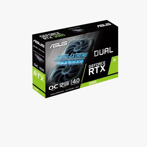 ASUS DUAL-RTX3060-O12G-V2 GDDR6 12 GB NVIDIA Chipset 192 bit 1867