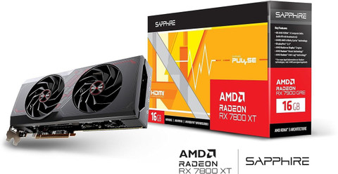 Sapphire RX 7800 XT GDDR6 16 GB AMD Radeon Chipset 192 bit 2124