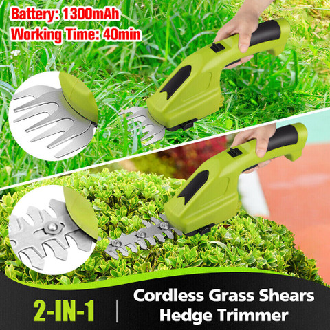 FEXMY 2-in-1 Grass and Plant Cutter| Hand Held Grass Shear Hedge