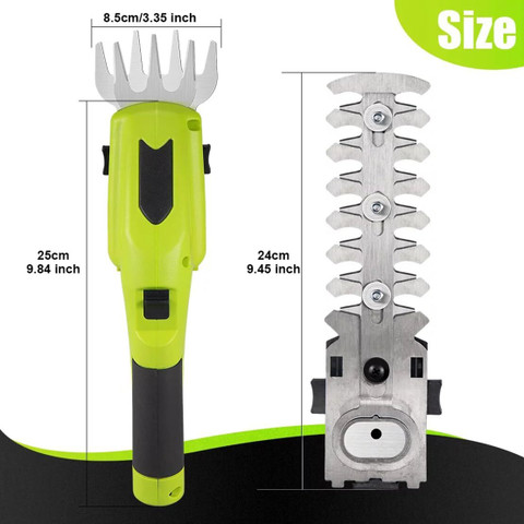 FEXMY 2-in-1 Grass and Plant Cutter| Hand Held Grass Shear Hedge