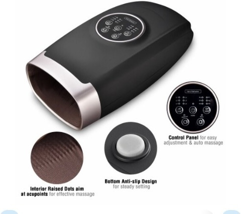 LEADWORT Vibration Hand Massage Machine Finger And Palm Massager With  Heating