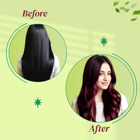 【Nashiページ】 NASHI Triple Refined Henna Powder Hair Color for Women & Men