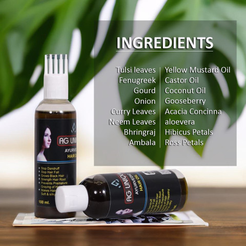 Combo Huile & Shampooing Capillaire Adivasi Aux Herbes Ayurvédiques - Croissance Et Soin Intense - 100 Ml Chaque