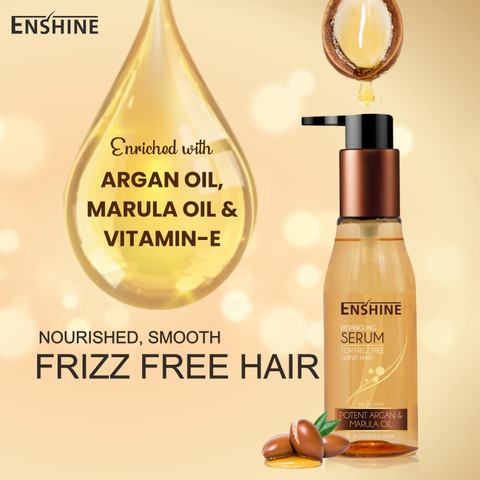 NG MART ENSHINE NON STICKY HAIR SERUM PACK OF - 2 - Price in India