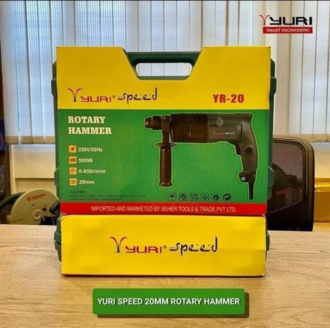 yuri BeingShopper Yuri YR2-20mm Rotary Hammer Drill Heavy Duty (20mm
