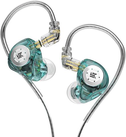 KZ EDX Pro Wired In-Ear Monitor with Mic (Cyan) - Image 4