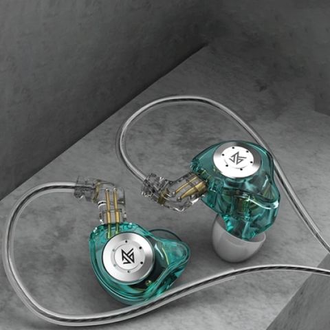 KZ EDX Pro Wired In-Ear Monitor with Mic (Cyan) - Image 6