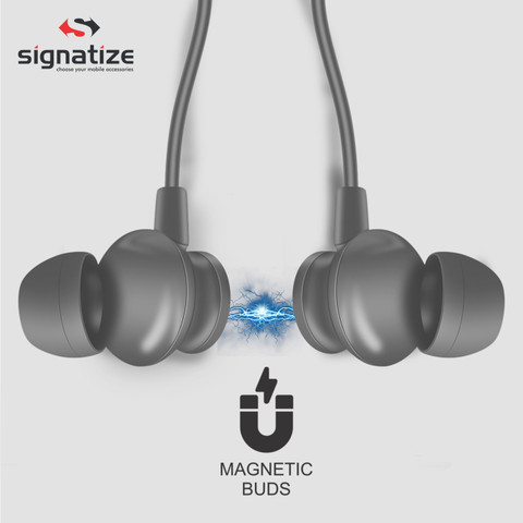 SIGNATIZE SZ Bluetooth Neckband with Mic,80H, ASAP Charge, ENC Mic