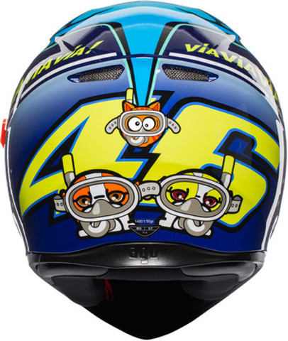 AGV K-3 SV ロッシ　MISANO 2015 サイズL AGV K3 ROSSI MISANO 2015 Motorsports Helmet - Buy AGV K3 ROSSI
