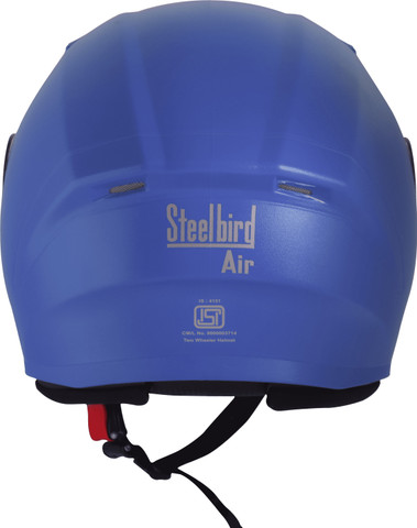 Steelbird Air SBA-17 ISS RDX BLUE OPEN FACE M SIZE 580MM WITH