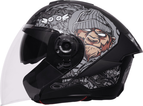 Steelbird Air Sba-10 MAD APE Open Face With Inner Sunshield Large