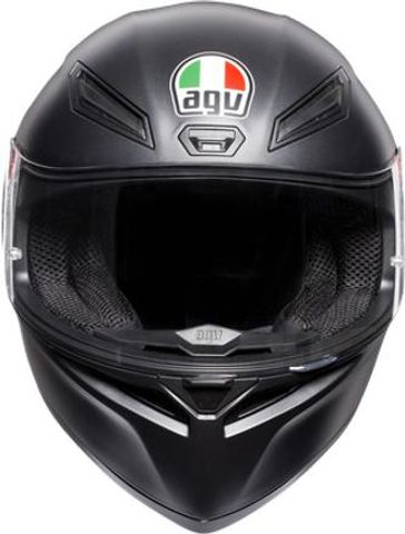 agv full face helmet price in india K1 S - Black Comfort fabric interiors with removable nose guard and wind protector Full face helmets - AGV