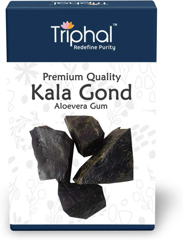 Triphal Kala Gond  Aloe Vera Gum  Gond Siyah  Elwa | Natural and Pure  Price in India - Buy Triphal Kala Gond  Aloe Vera Gum  Gond Siyah