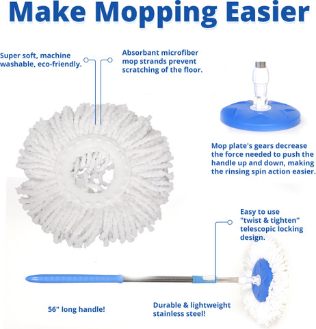 Zemlite ZE_U__18AA Mop Set Price in India - Buy Zemlite ZE_U__18AA