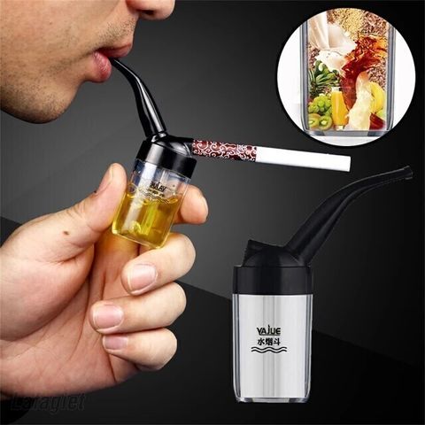 cigarette water filter pipe holder New 1pcs Smoking Tobacco Pipe Cigarette Holder Cigar Smoke Mini Hookah Gold KY218 Buy Cigarette Holder Water Tobacco