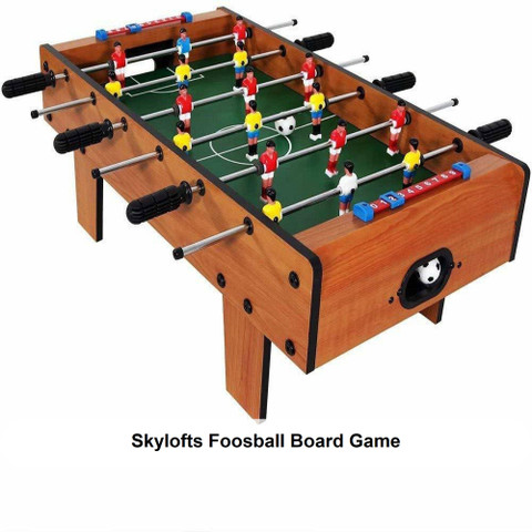 Skylofts Big-Sized Football Table Soccer Game with Rods Toys for Years  Old Boys Girls Adult Toys( 69cm) Foosball Board Game