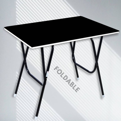 EuroQon Easy Fold Space Saver Foldable Engineered Wood Study Table ...
