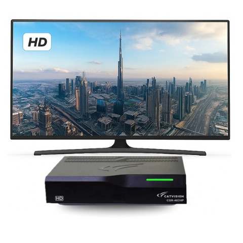 Catvision DD FreeDish DTH MPEG4 HD Set Top Box for 115+ FREE TV ...