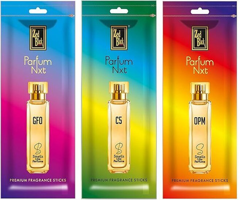 Zed Black Zipper Parfum Nxt-Premium 3 Fragrance Sticks Each Pack