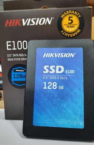 HIKVISION E100 SATA SSD 128 GB Desktop, Laptop Black SATA Internal