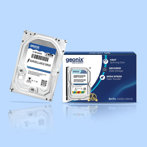 GEONIX sata 4000 GB Surveillance Systems Grey SATA Internal Hard