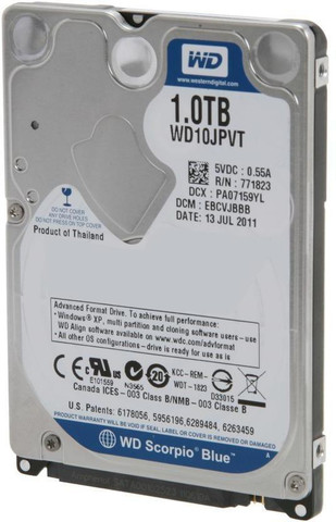 WD Blue 1 TB Laptop Blue SATA Internal Hard Disk Drive (HDD
