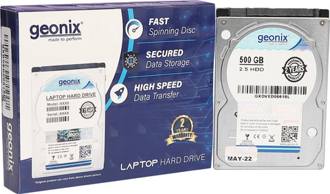 GEONIX 1 500 GB Laptop Multicolor SATA Internal Hard Disk Drive
