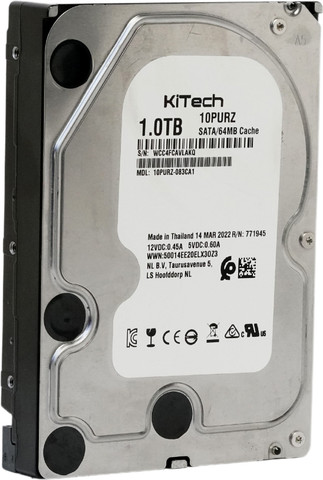 KITECH PURZ 1 TB Desktop Silver SATA Internal Hard Disk Drive (HDD