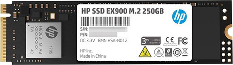 HP EX900 500GB NVMe SSD , GEN 3.0 X 4.0 PCIe,TLC NAND 500 GB