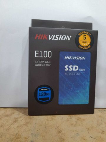 HIKVISION E100 SATA SSD 128 GB Desktop, Laptop Black SATA Internal