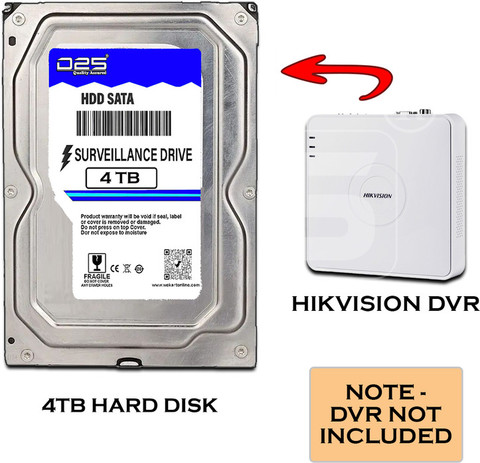 外付けハードディスク・ドライブ Western Digital4TB HIKVISION