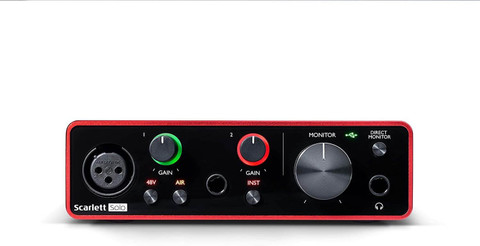 FOCUSRITE Scarlett Solo (3rd Gen) USB Audio Interface solo