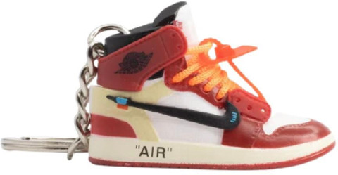 off white air jordan 1 keychain