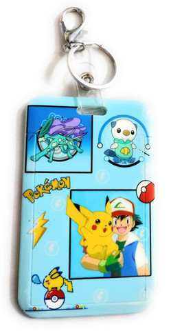 WHITE POPCORN Character Pokemon Id Card Holder Keyring Key Chain Price in  India - Buy WHITE POPCORN Character Pokemon Id Card Holder Keyring Key Chain  online at Flipkart.com