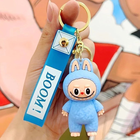 Funfob Labu-bu Keychain Collectible For Boys & Girls Gifting Blue