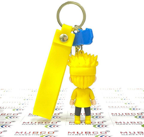 Mubco Naruto Shippuden Uzumaki 3D Keychain | Strap Charm & Hook