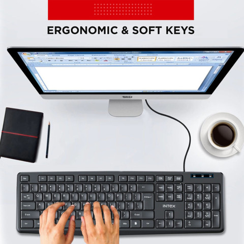 Intex IT-KB333/Corona G Wired USB Standard Laptop Keyboard