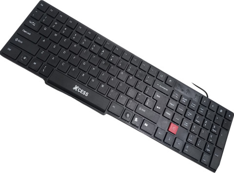 KJ Xcess XK-303 U Wired USB Standard Multi-device Keyboard Compatible