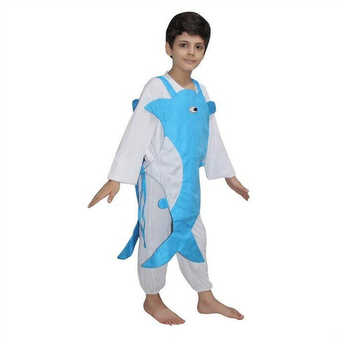 KAKU FANCY DRESSES Dolphin Costume For Boys & Girls, Water Animal Dress -  Blue & White, 10-12 Yrs Kids Costume Wear Price in India - Buy KAKU FANCY  DRESSES Dolphin Costume For