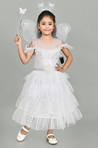white angel costume dress Girls Little your little one will be ready to bring a little holiday magic wherever she goes Tutu Baby Angel Dress For