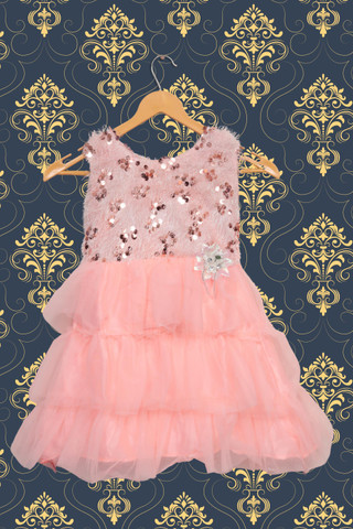 JB Fashion Girls Midi/Knee Length Party Dress Price in India - Buy JB  Fashion Girls Midi/Knee Length Party Dress online at Flipkart.com