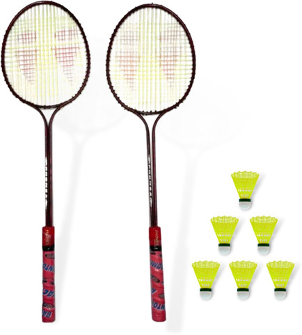 Lynhollynセット LINOX set of 2 with 6 shuttle cock Badminton Kit - Buy LINOX set