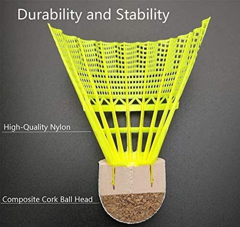 Dolphine Badminton Shuttle Nylon Shuttle - White - Buy Dolphine