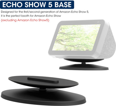 HASTHIP Base Stand for Echo Show 5 1st /2nd Gen Desktop Holder for