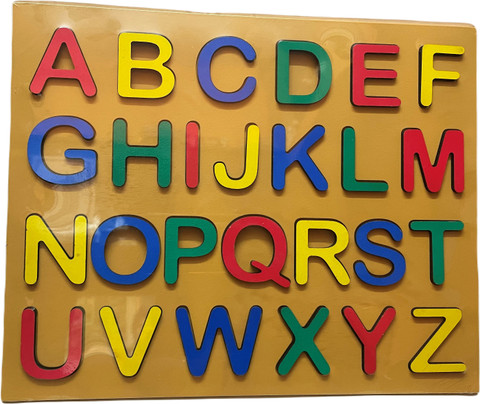 Kelso Heavy Duty Wooden Alphabet Adventure ABC Puzzle for Little