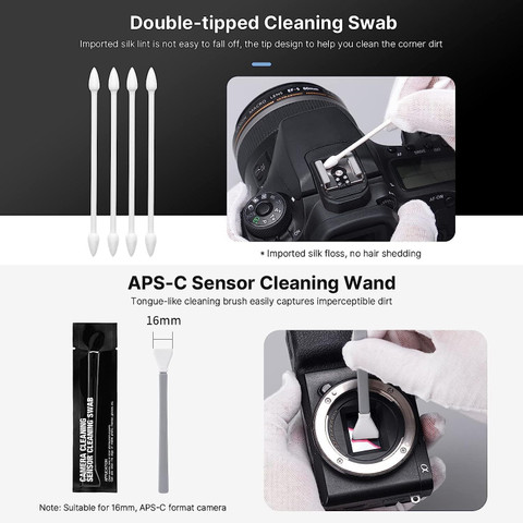 DSLR Camera Cleaning Kit With Cleaning Swabs Micro... – Vicedeal